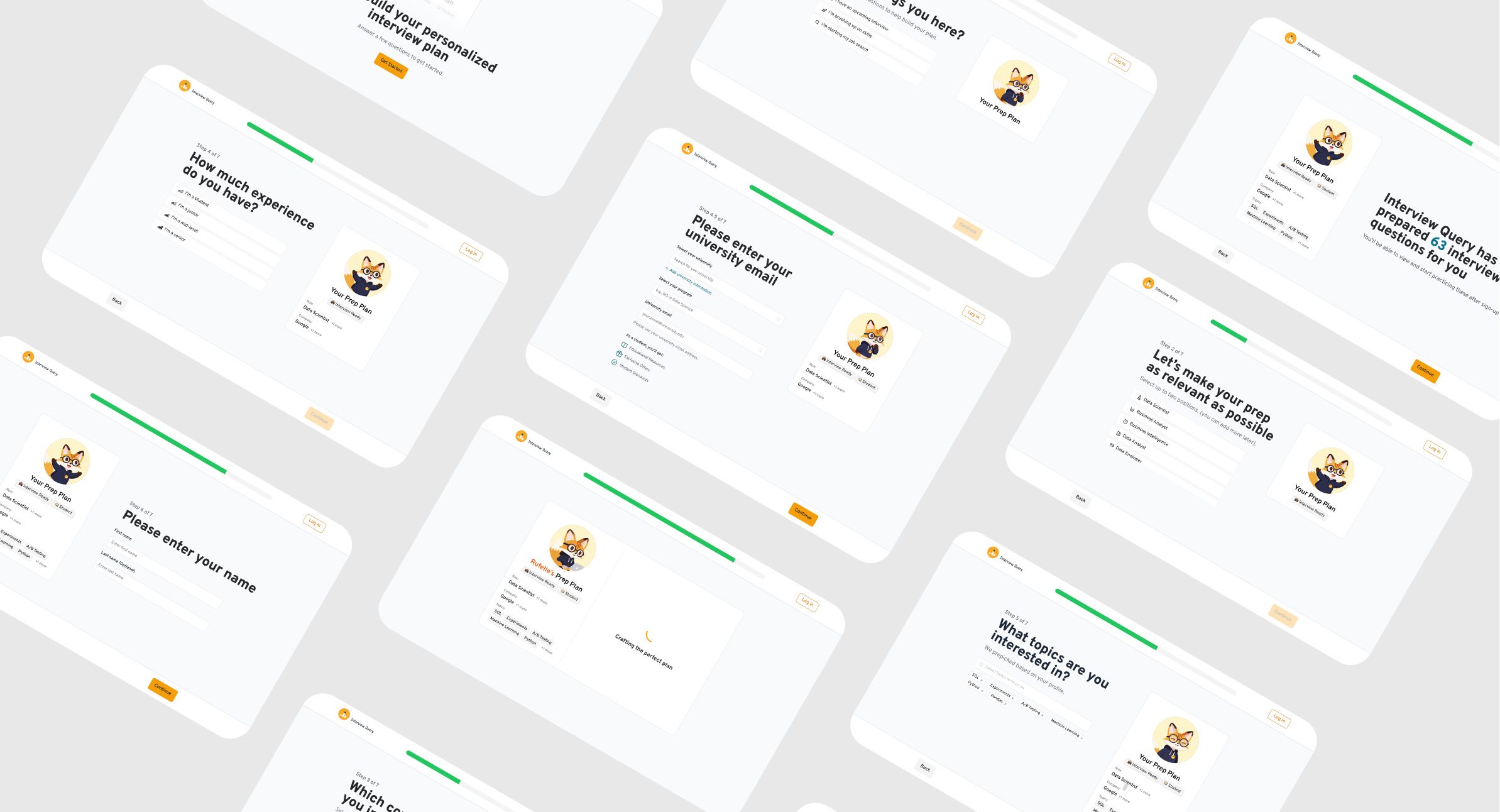 Redesigned sign-up flow